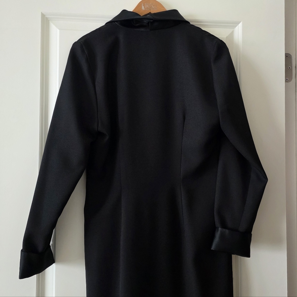 Vintage 90s J.R. NITES Blazer Maxi Dress Womens 8 Gothic Chic City Evening Wear - Picture 9 of 9